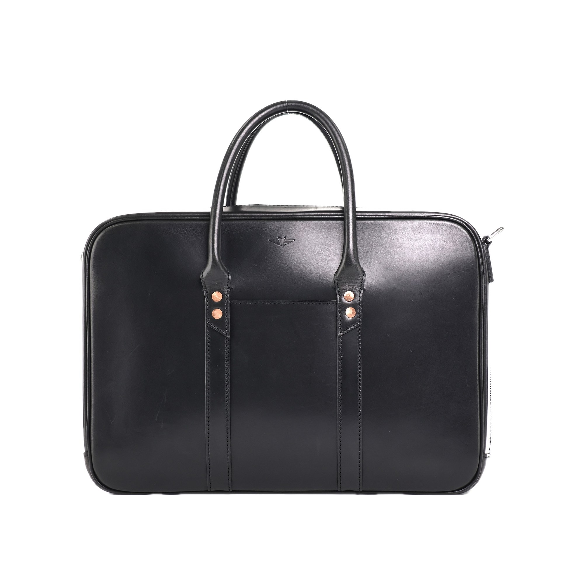 Compact Black Briefcase