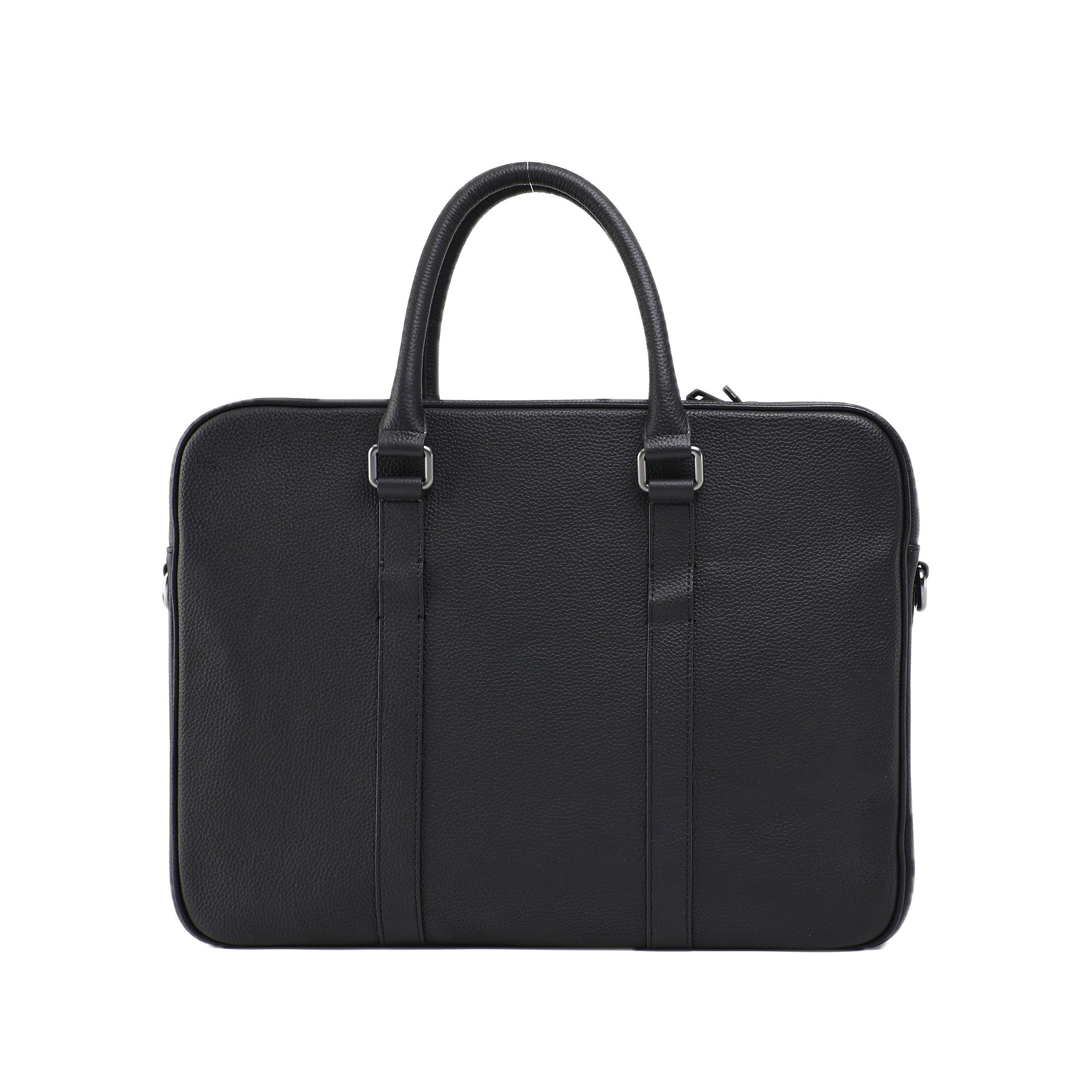 Black Pebbled Briefcase