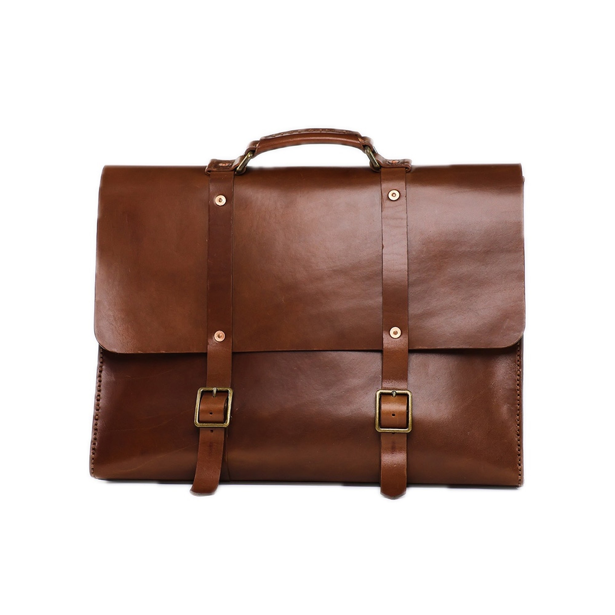 Slim Brown Briefcase