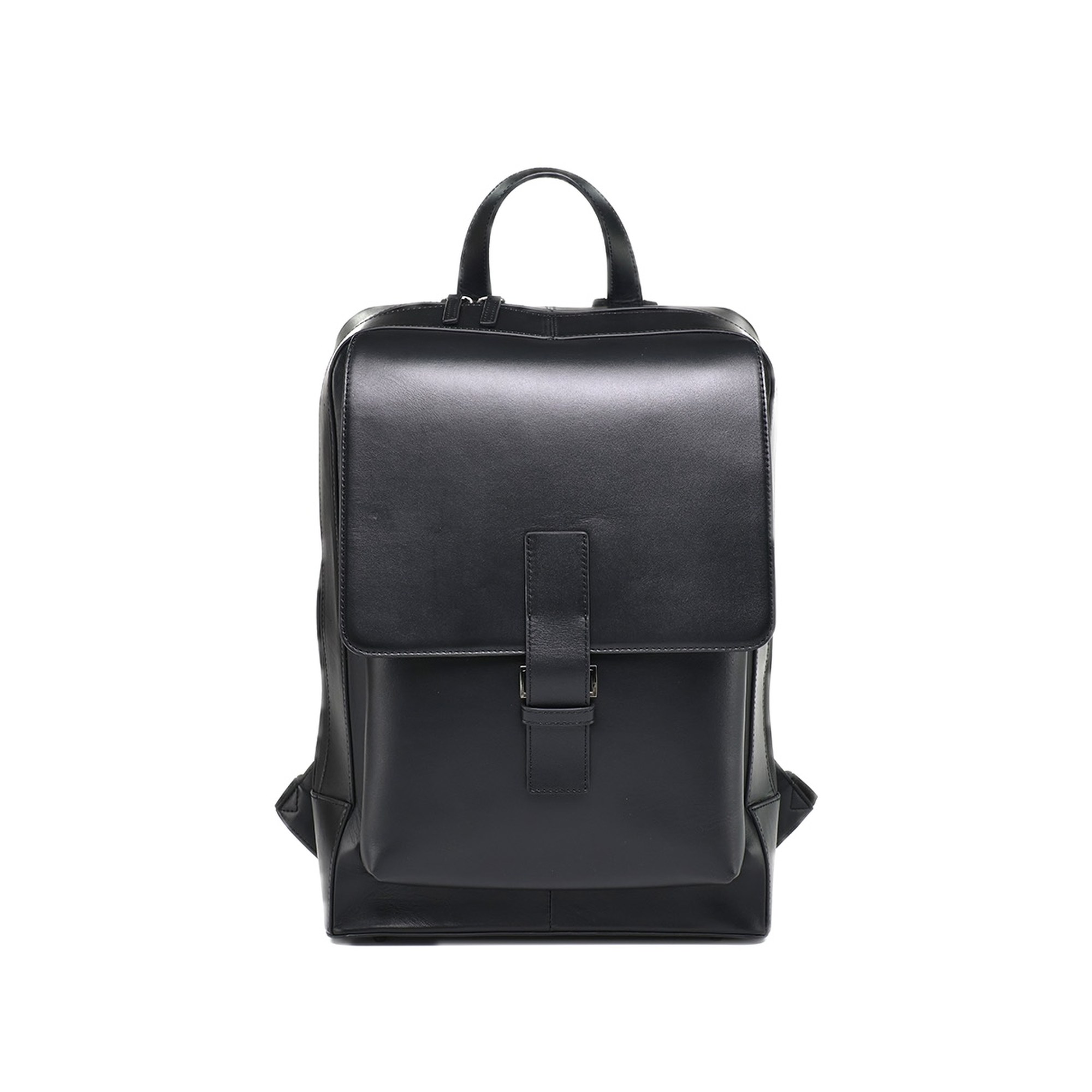Structured Black Backpack