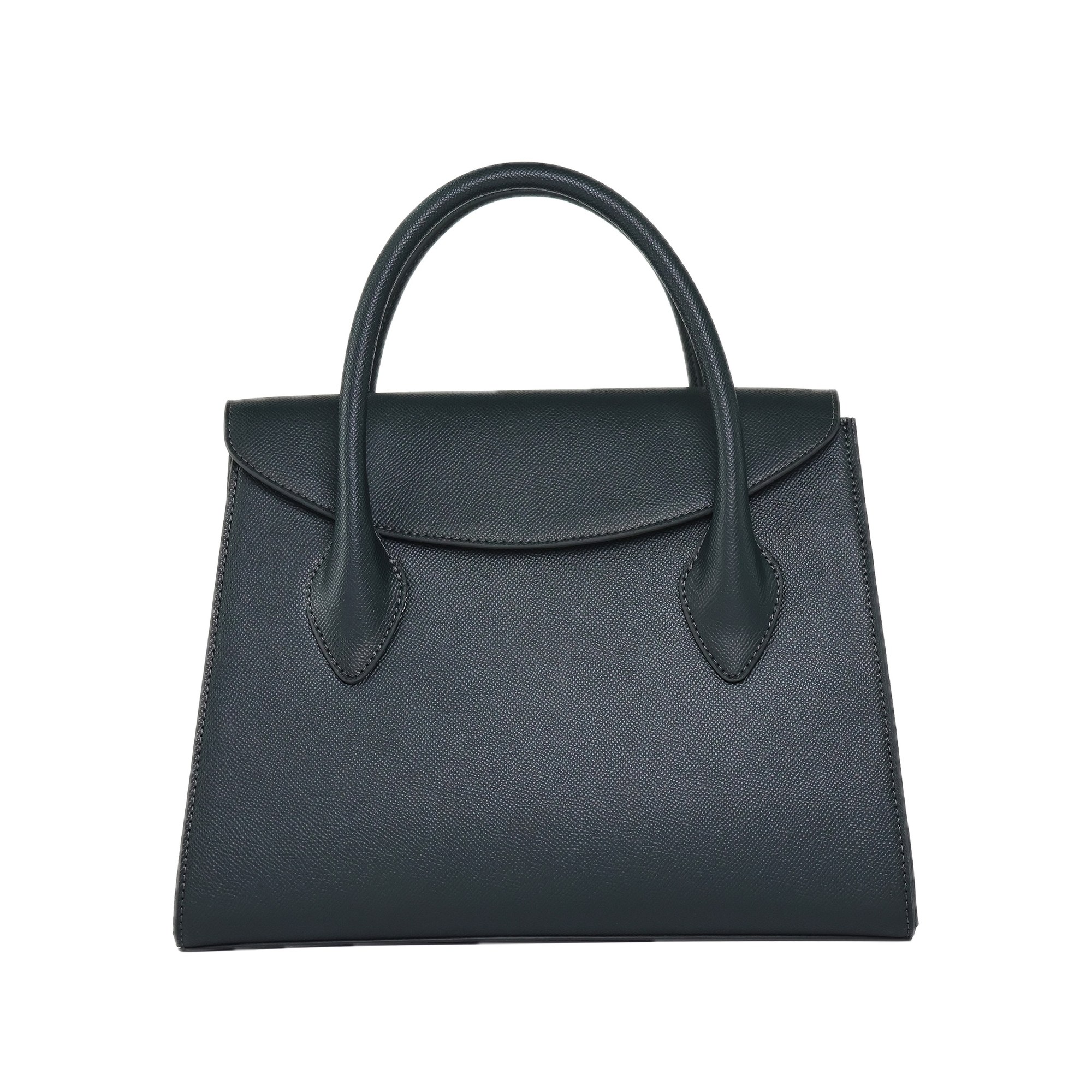 Structured Black Handbag