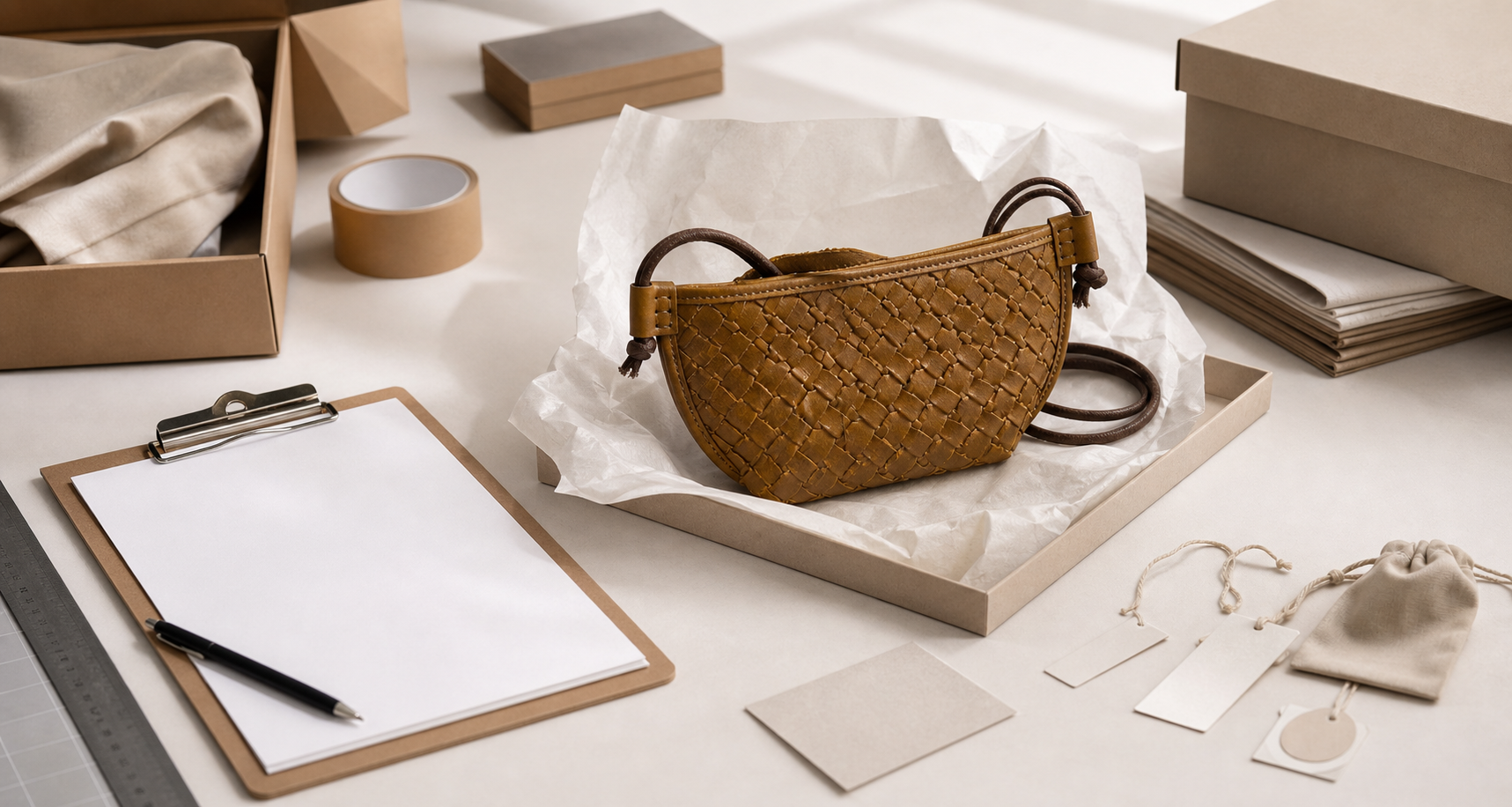 quality and packing review planning for bags and accessories