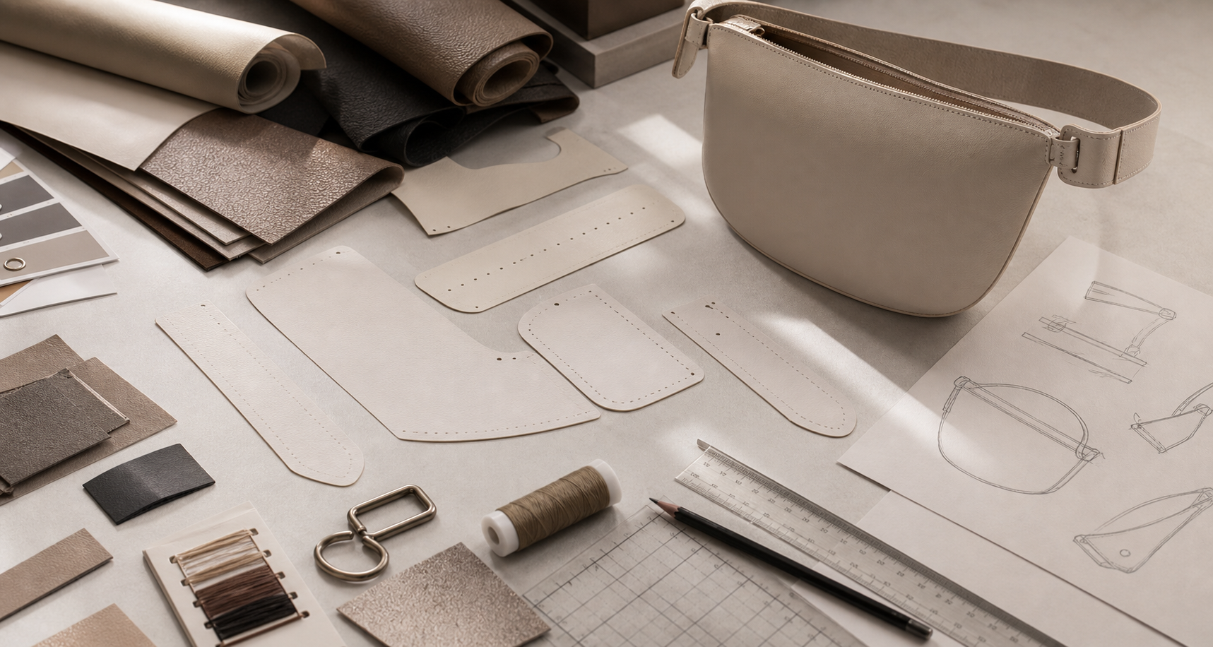 sampling route planning for bags and accessories