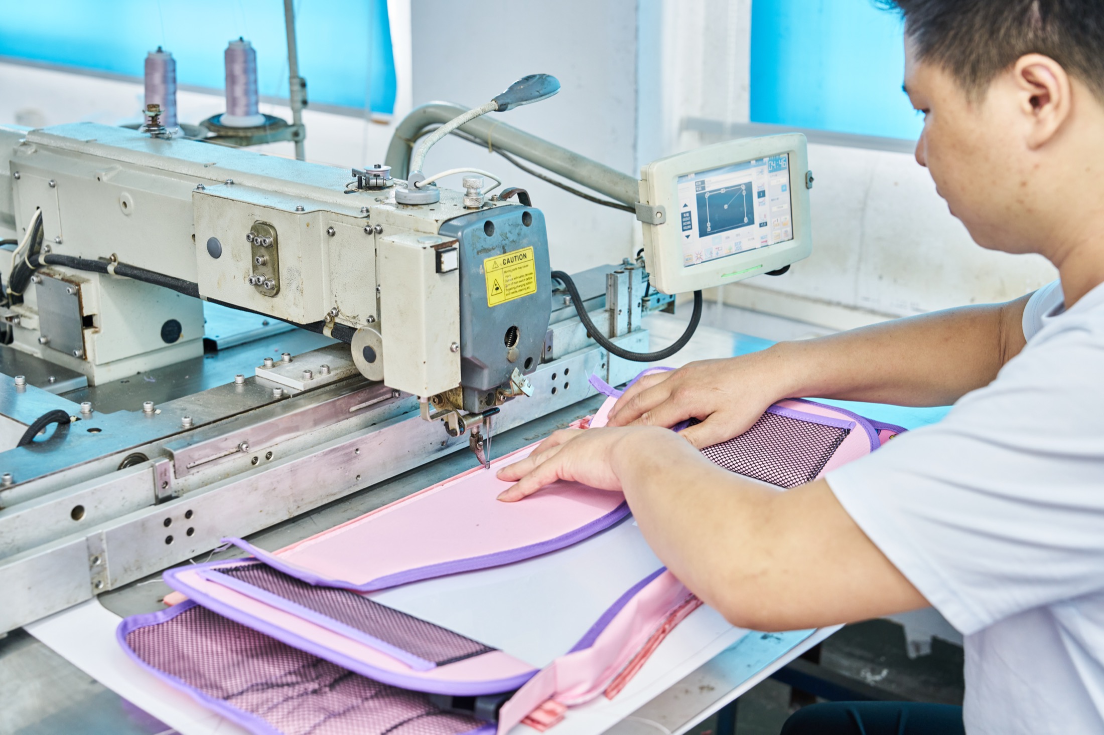 Production stitching and assembly visual